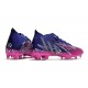 Scarpa adidas Predator Edge.1 FG Team Collegiate Viola Argento Metallico Team Rosa Shock