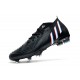 Scarpa adidas Predator Edge.1 FG Nero Core Bianco Rosso Vivido