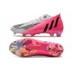 Scarpa adidas Predator Edge.1 FG Rosa Solare Nero Bianco