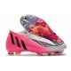 Scarpa adidas Predator Edge.1 FG Rosa Solare Nero Bianco