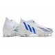 Scarpa adidas Predator Edge.1 FG Bianco Hi Res Blu