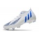 Scarpa adidas Predator Edge.1 FG Bianco Hi Res Blu