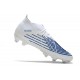 Scarpa adidas Predator Edge.1 FG Bianco Hi Res Blu