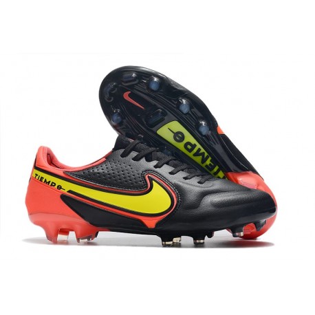 Nike Tiempo Legend 9 Elite FG Canguro Nero Giallo Rosso