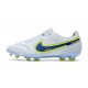 Nike Tiempo Legend 9 Elite FG Canguro Bianco Blu