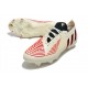 adidas Predator Edge.1 Low FG Bianco Off Rosso Vivido Oro Metallico