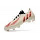 adidas Predator Edge.1 Low FG Bianco Off Rosso Vivido Oro Metallico