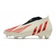 adidas Predator Edge+ FG Uomo Bianco Off Rosso Vivido Oro Metallico