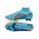 Nike Mercurial Superfly 8 Elite AG Nuovo Blu Cloro Arancione Laser Marina