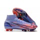 Nike Mercurial Superfly 8 Elite AG Mbappe Thistle Chiaro Argento Metallico