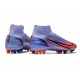 Nike Mercurial Superfly 8 Elite AG Mbappe Thistle Chiaro Argento Metallico