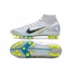 Nike Mercurial Superfly 8 Elite AG Nuovo Grigio Calcio Blu Nerastro