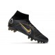 Nike Mercurial Superfly 8 Elite AG Nero Oro Metallico Argento Metallico