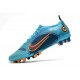 Nike Mercurial Vapor XIV Elite AG Pro Blu Cloro Arancione Laser Marina