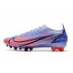 Nike Mercurial Vapor XIV Elite AG Pro Mbappe Thistle Chiaro Argento