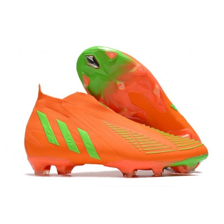 adidas Predator Edge+ FG Uomo Rosso Solare Team Verde Solare Nero Core