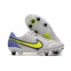 Nike Tiempo Legend IX Elite SG Pro Ac Grigio Nebbia Volt Zaffiro