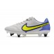 Nike Tiempo Legend IX Elite SG Pro Ac Grigio Nebbia Volt Zaffiro