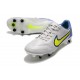 Nike Tiempo Legend IX Elite SG Pro Ac Grigio Nebbia Volt Zaffiro