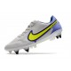 Nike Tiempo Legend IX Elite SG Pro Ac Grigio Nebbia Volt Zaffiro