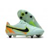 Nike Tiempo Legend IX Elite SG Pro Ac Verde Orzo Blu Nerastro Arancione Total