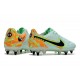 Nike Tiempo Legend IX Elite SG Pro Ac Verde Orzo Blu Nerastro Arancione Total