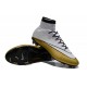 Scarpa da calcio per terreni duri Nike Mercurial Superfly - CR 501 Cleats Bianco Oro Nero