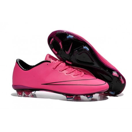 Nike Mercurial Vapor FG Scarpa da calcio per terreni duri - Uomo Rosa Nero