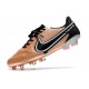 Nike Tiempo Legend 9 Elite FG Canguro Rame Metallico Bianco Off Noir