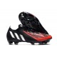 adidas Predator Edge.1 Low FG Nero Bianco Rosso