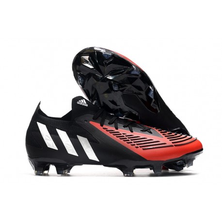 adidas Predator Edge.1 Low FG Nero Bianco Rosso