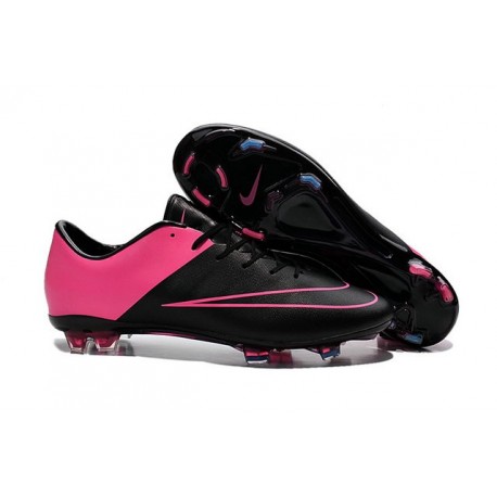 2015 Scarpa da calcio per terreni duri Nike Mercurial Vapor X - Uomo Nero Rosa Hyper