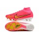 Nike Zoom Mercurial Superfly IX Elite FG Rosa Giallo