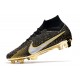 Nike Zoom Mercurial Superfly IX Elite FG Nero Oro Argento