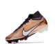 Nike Zoom Mercurial Superfly IX Elite FG SE X Mbappe Rame Metallico