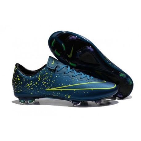 Nike Mercurial Vapor FG Scarpa da calcio per terreni duri - Uomo Blu Squadron Nero Volt