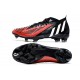 Scarpa adidas Predator Edge.1 FG Nero Bianco Rosso