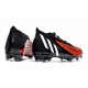 Scarpa adidas Predator Edge.1 FG Nero Bianco Rosso