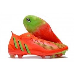 Scarpa adidas Predator Edge.1 FG Rosso Solare Team Verde Solare Nero Core