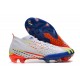 Scarpa adidas Predator Edge.1 FG Bianco Giallo Solare Blu Power