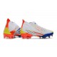 Scarpa adidas Predator Edge.1 FG Bianco Giallo Solare Blu Power