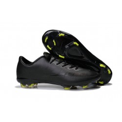 2015 Scarpa da calcio per terreni duri Nike Mercurial Vapor X - Uomo Nero Giallo