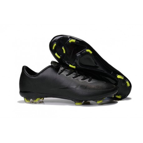 2015 Scarpa da calcio per terreni duri Nike Mercurial Vapor X - Uomo Nero Giallo