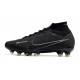 Nike Zoom Mercurial Superfly 9 Elite AG Nero Grigio Fumo Scuro Summit Bianco Volt