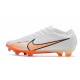 Nike Air Zoom Mercurial Vapor 15 Elite FG Bianco Arancione