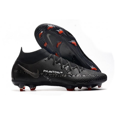 Nike Phantom GT2 Elite DF FG Nero Grigio Fumo Scuro Summit Bianco