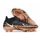 Scarpa Nike Phantom GT2 Elite DF FG Rame Metallico Bianco Nero