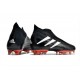 adidas Predator Edge+ FG Uomo Nero Bianco Rosso