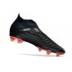 adidas Predator Edge+ FG Uomo Nero Bianco Rosso