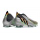 adidas Predator Edge+ FG Uomo Argento Nero Giallo